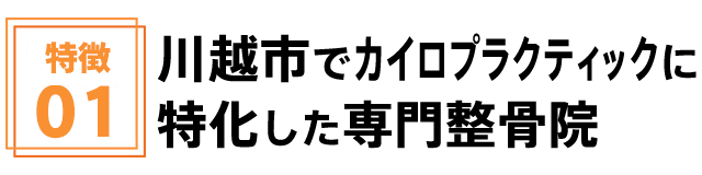 川越市で唯一の整骨院。川越市あさひ町整骨院はカイロプラクティック業界で著名な先生から直接指導を受けております